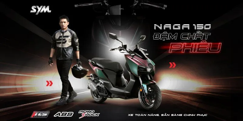 SYM dễ dàng phối hợp cùng các loại đồ chơi xe máy chính hãng